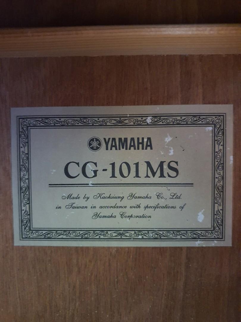Yamaha CG-101MS Solid Spruce Top Classical Matt Finish Nylon String ...