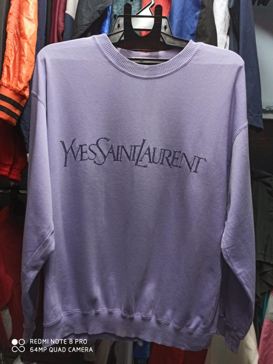 Yves saint new arrivals laurent sweatshirt vintage