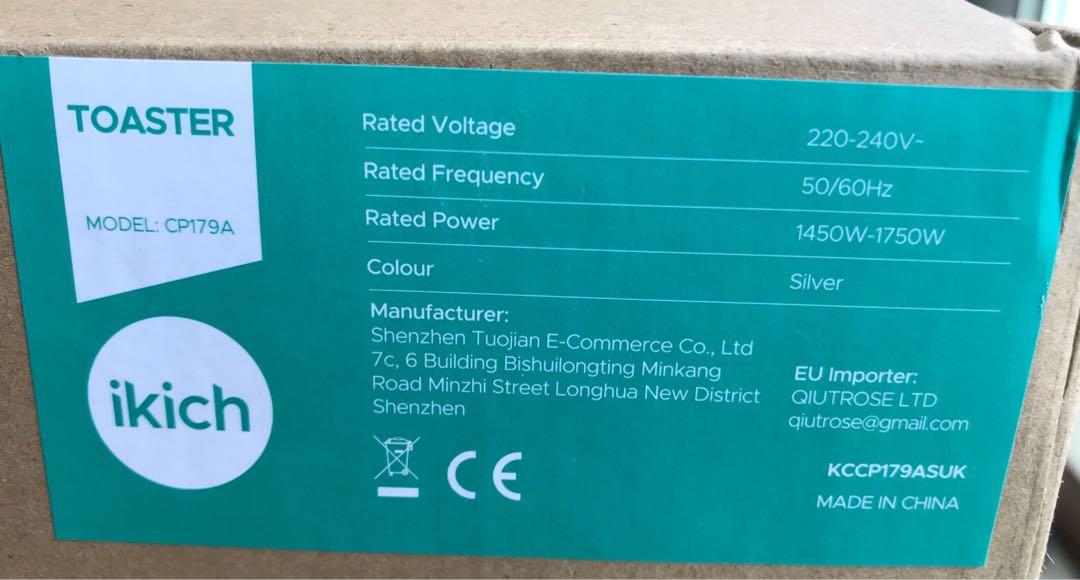 4 Slice Toaster, IKICH Prime Rated Toaster Stainless Steel [Digital