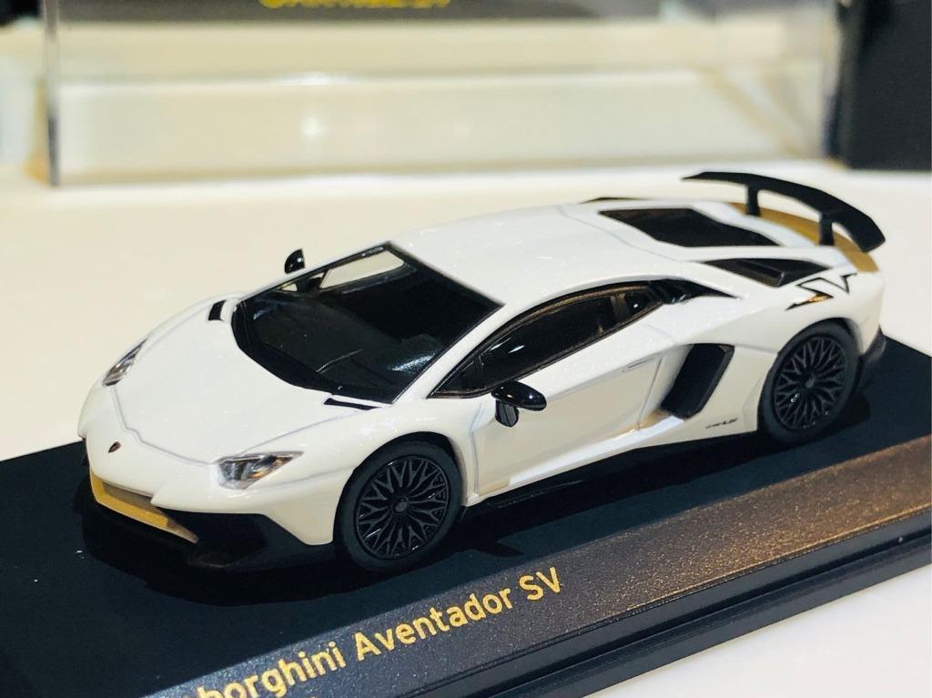 現貨日本品牌Car.Nel 珍珠白林寶堅尼Aventador SV 999架限定日本直送1