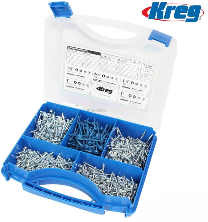 KREG “ POCKET HOLE SCREW PROJECT KIT SK03INT, Furniture & Home Living