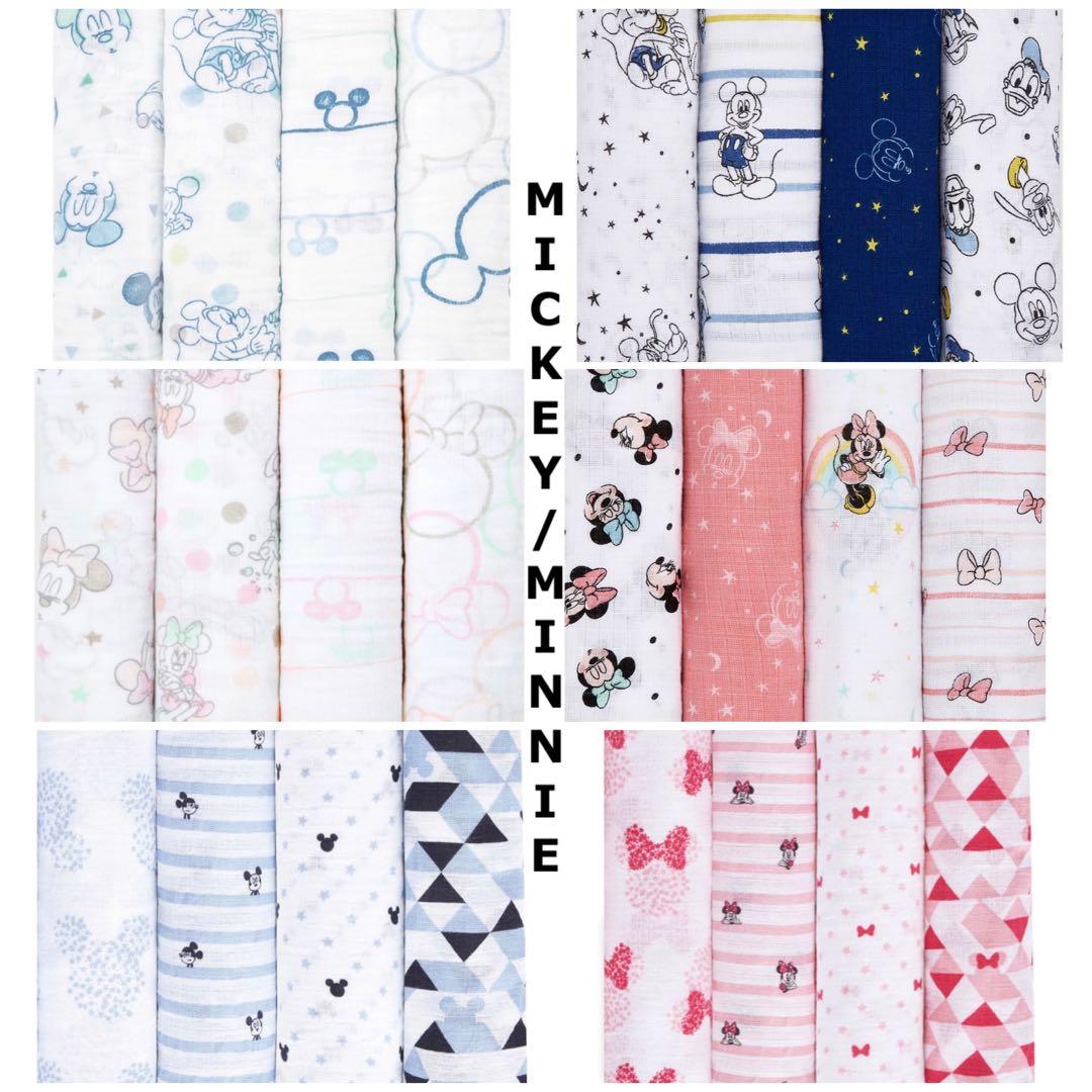Aden + Anais Disney swaddle / blanket 90th anniversary Mickey, Minnie