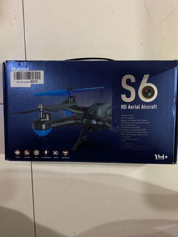 Akamino S6 WiFi FPV Drone RC Quadcopter with 120 FOV 720P HD
