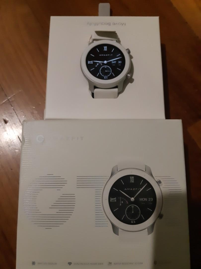 Xiaomi amazfit gtr sales 42mm moonlight white