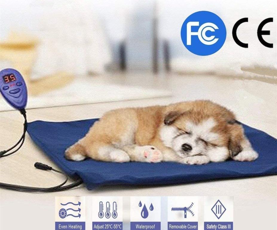 AmoreDiPET Pet Heating Pad, Dogs and Cats Electric Heating ...