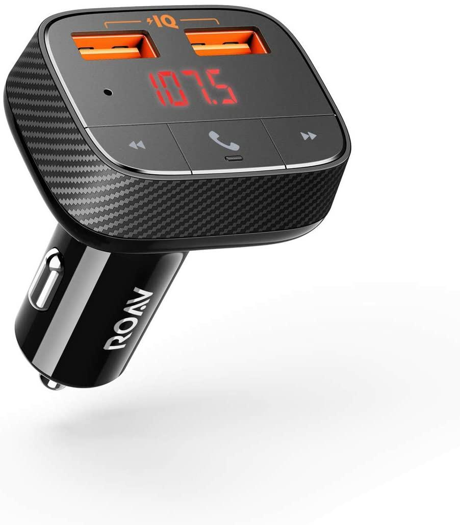 Anker Roav SmartCharge F0 Bluetooth FM Transmitter for Car, Audio