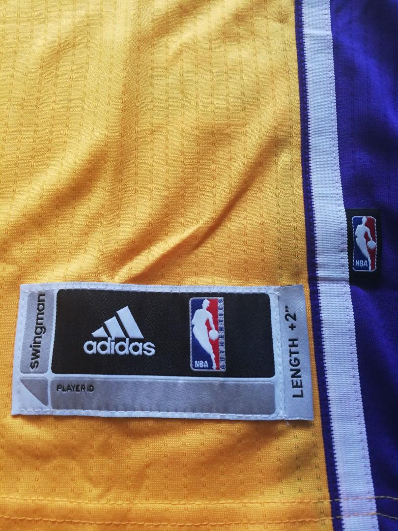 adidas NBA LA Lakers Swingman Jersey - L71727 - Sneakersnstuff (SNS)