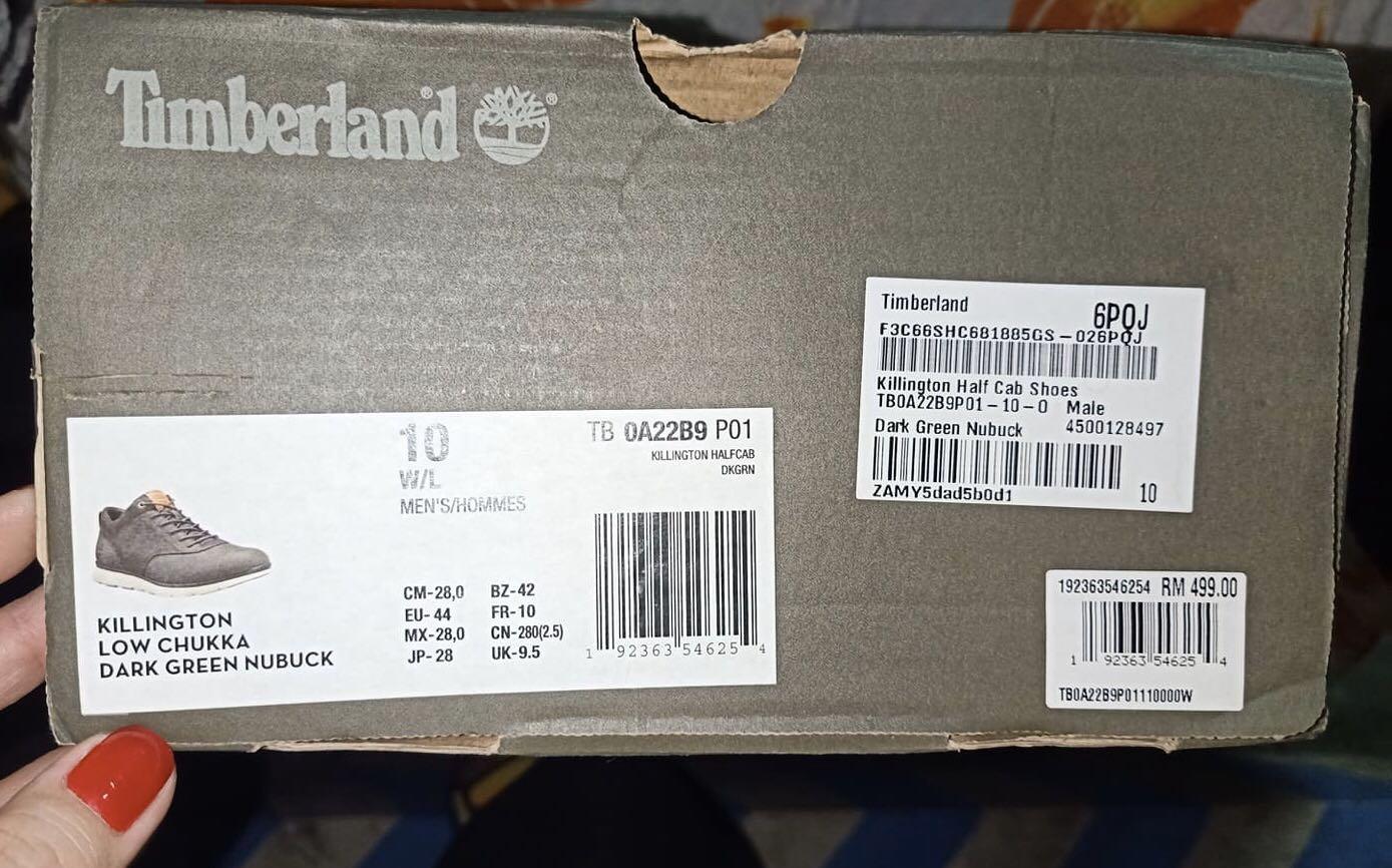 green nubuck timberlands