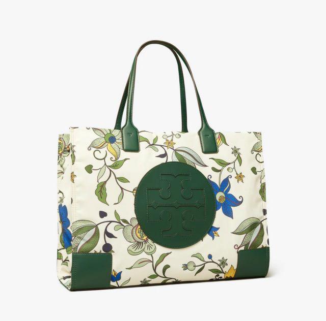 ella printed canvas tote