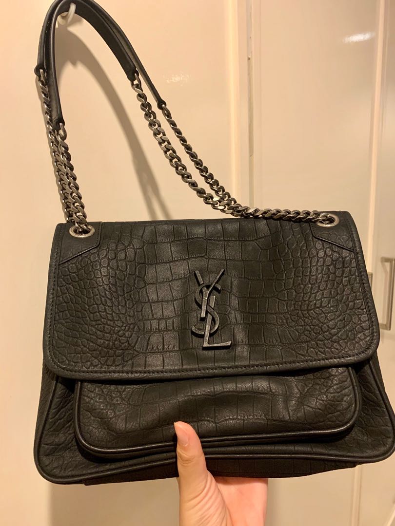 Ysl hotsell niki crocodile