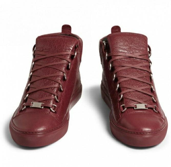 Balenciaga Arena maroon Men s Fashion Footwear Dress Shoes on