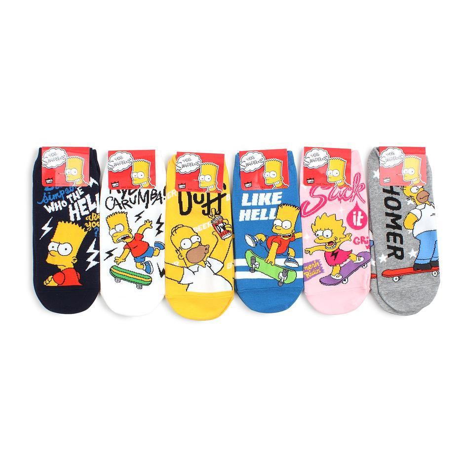 Bart Simpson Character Ankle Socks Women S Fashion Accessories Socks Hosiery On Carousell Top 10 bart simpson phone pranks. carousell
