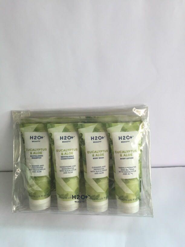 Bath set ( imported from US) (Category: Bath) located in Pasay City. Submitted by redgiftshop (Listing ID 1009865755, Image 1). Description: complete bath set body wash, body lotion, revitalizing shampoo and conditioner with eucalyptus & aloe product code : S-19.