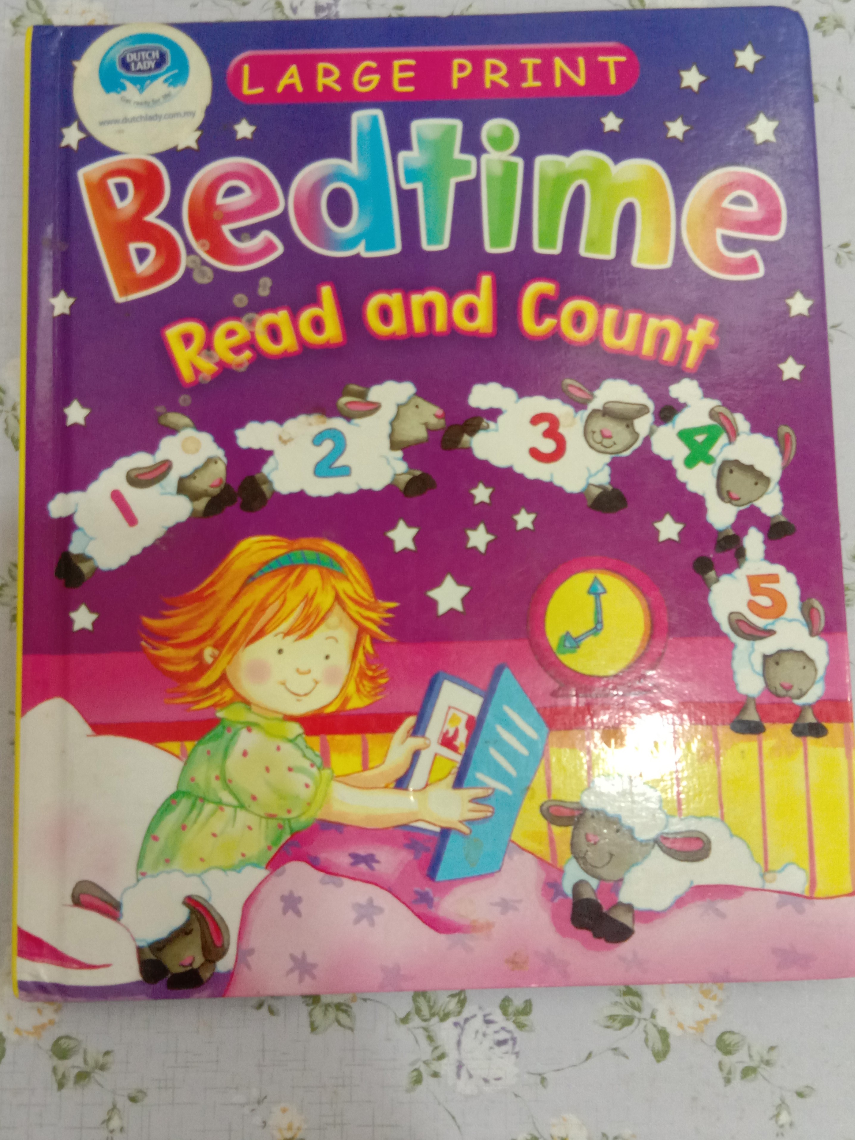 BEDTIME BOOK Read & count, Hobbies & Toys, Books & Magazines, Children