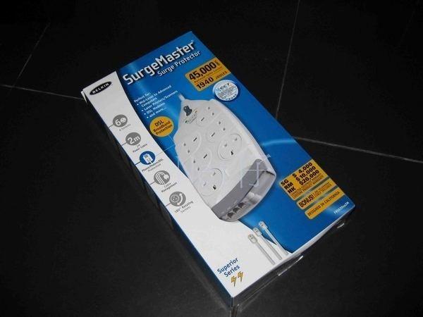BELKIN SurgeMaster 防雷突波拖板保護器 6位插座 4M長 永久保用 售200, 家庭電器, 轉插器及插頭 - Carousell