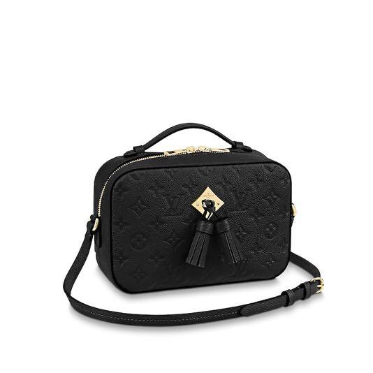 BN Authentic Louis Vuitton Saintonge Monogram Empreinte Bag (Noir Electric  Black)