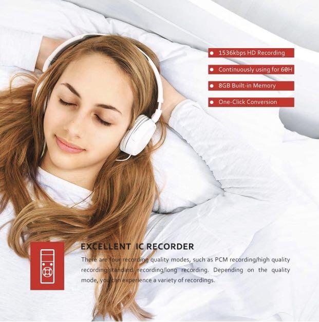 BN Victure V3 Digital Voice Recorder, Audio, Voice Recorders on Carousell