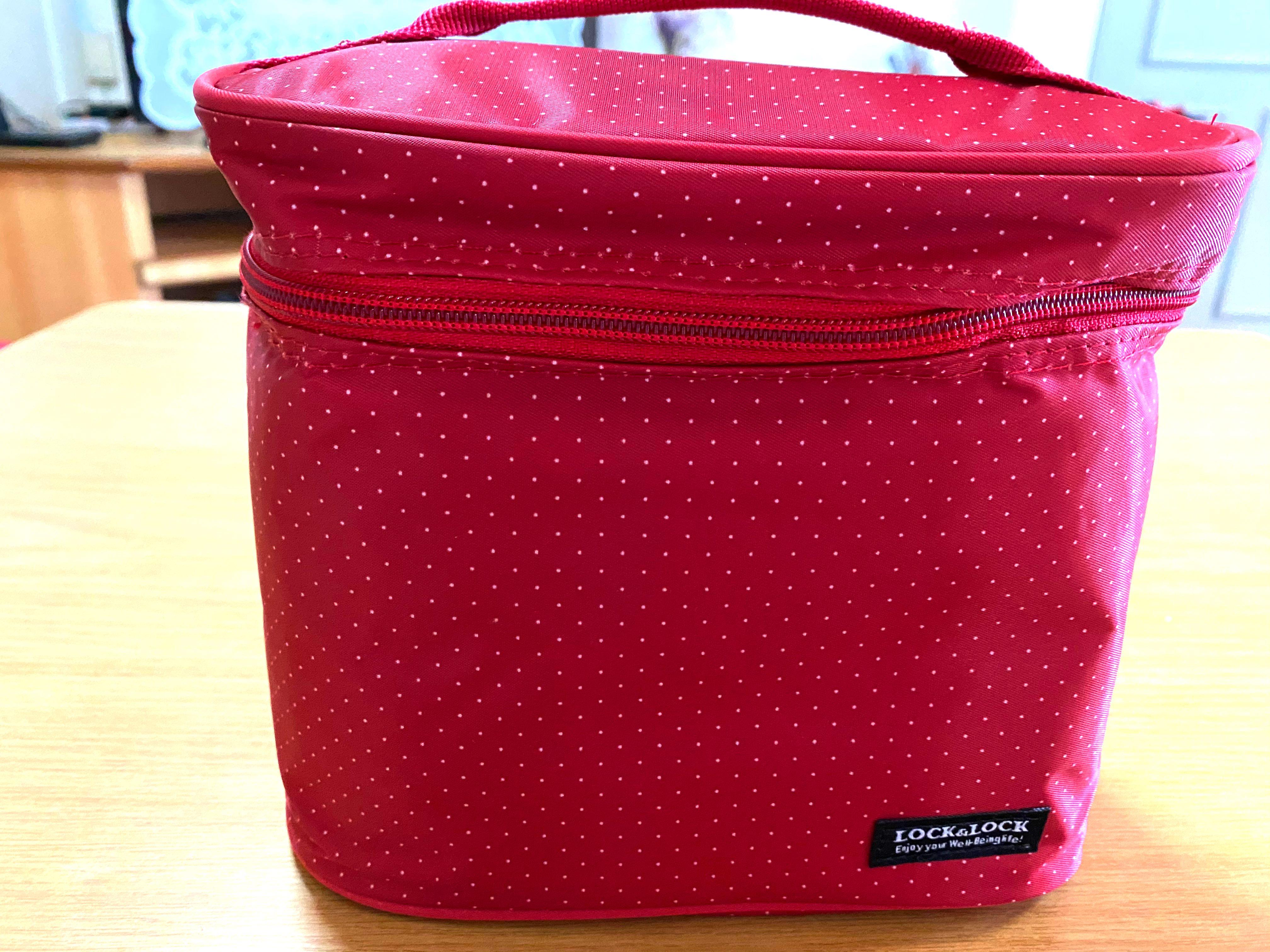 Brand New Lock & Lock Lunch Bag Set With Container , Water Bottle
