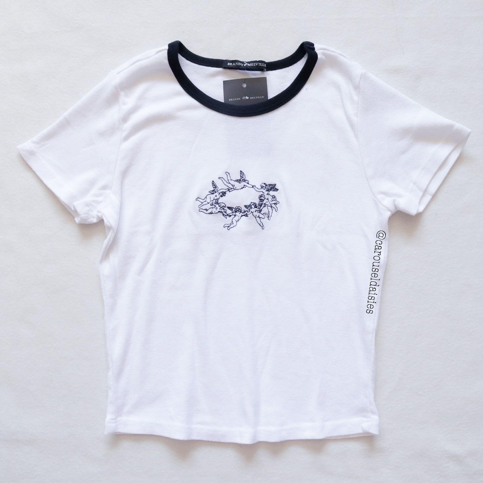 Brandy Melville Ashlyn 7 Angels Ringer Top Women S Fashion Tops Other Tops On Carousell Brandy Melville Ashlyn 7 Angels Ringer Top Women S Fashion Tops Other Tops On Carousell