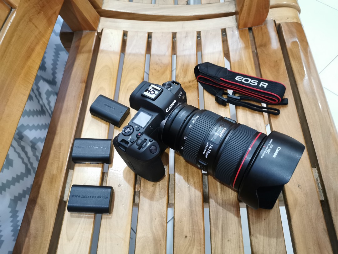 canon eos r with canon ef 24 70 2 8l ii usm