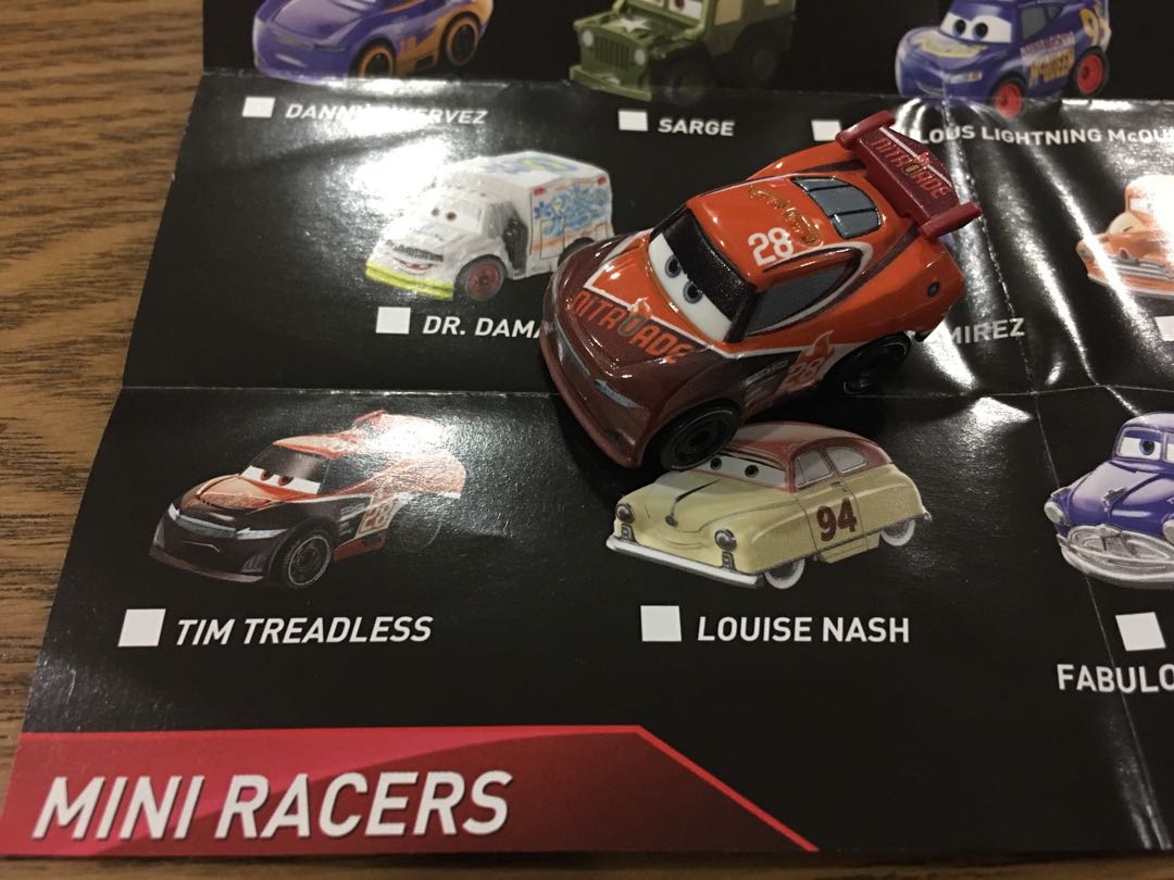 Cars 3 TIM TREADLESS MINI RACERS Hobbies Toys Toys Games on