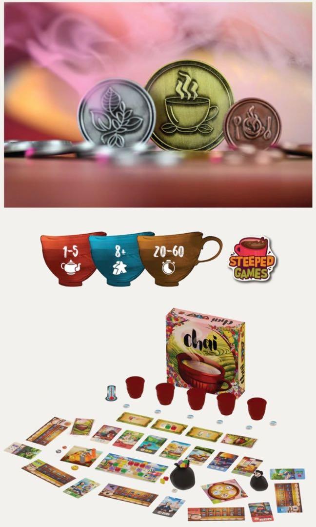 Chai Board Game + High Tea Expansion (Kickstarter Edition), Hobbies