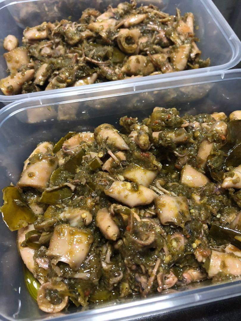 Cumi Cabe Ijo Makanan Minuman Kue Kue Di Carousell