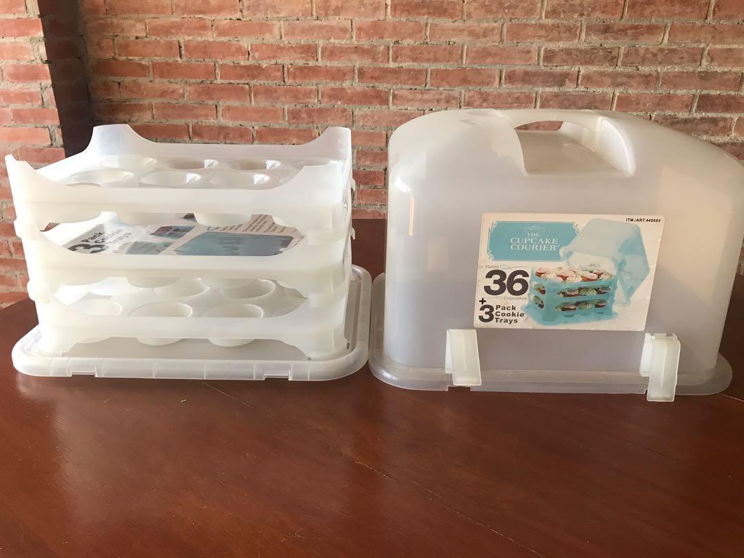 Cupcake Courier (Category: Bakeware) located in Cebu City. Submitted by homewares123 (Listing ID 1009864724, Image 2). Description: Holds 36 cupcakes plus 3 cookie trays. Brand New..