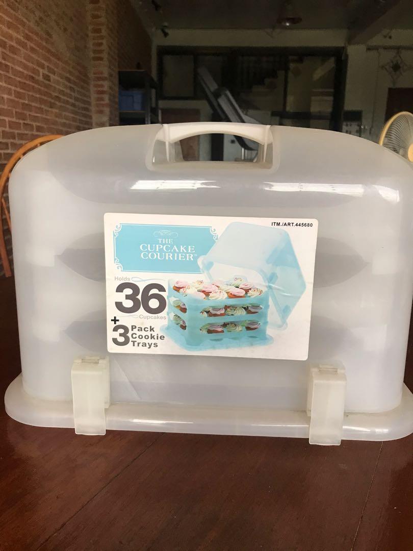 Cupcake Courier (Category: Bakeware) located in Cebu City. Submitted by homewares123 (Listing ID 1009864724, Image 1). Description: Holds 36 cupcakes plus 3 cookie trays. Brand New..