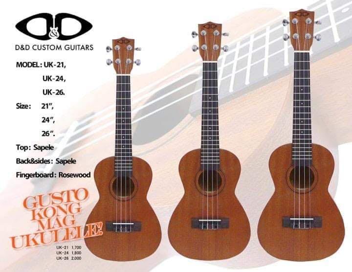 D&d ukulele price clearance