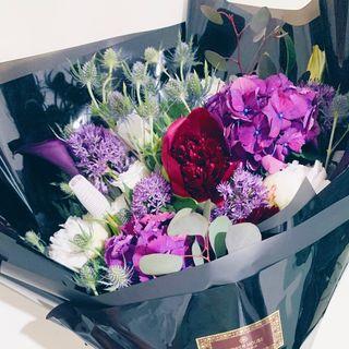 Designer series peony bouquet DS027