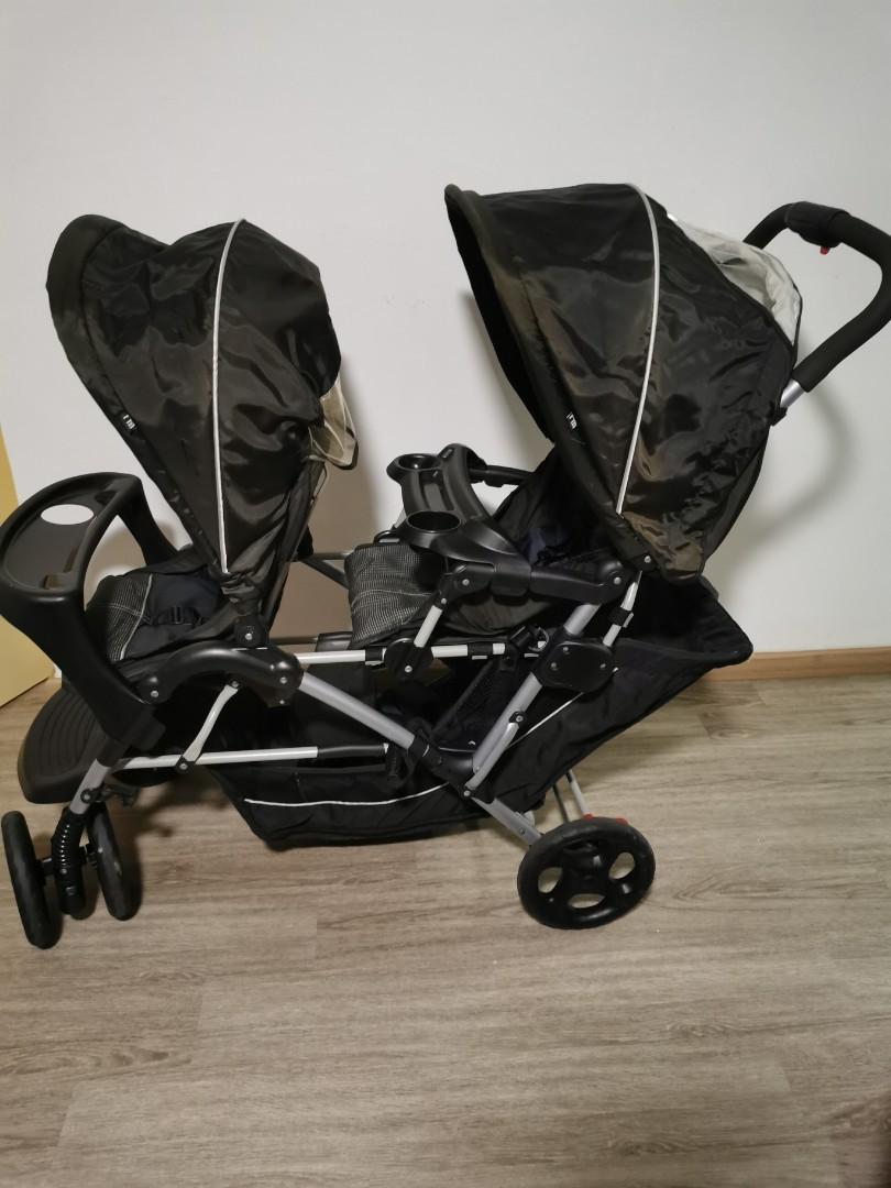 mothercare double stroller