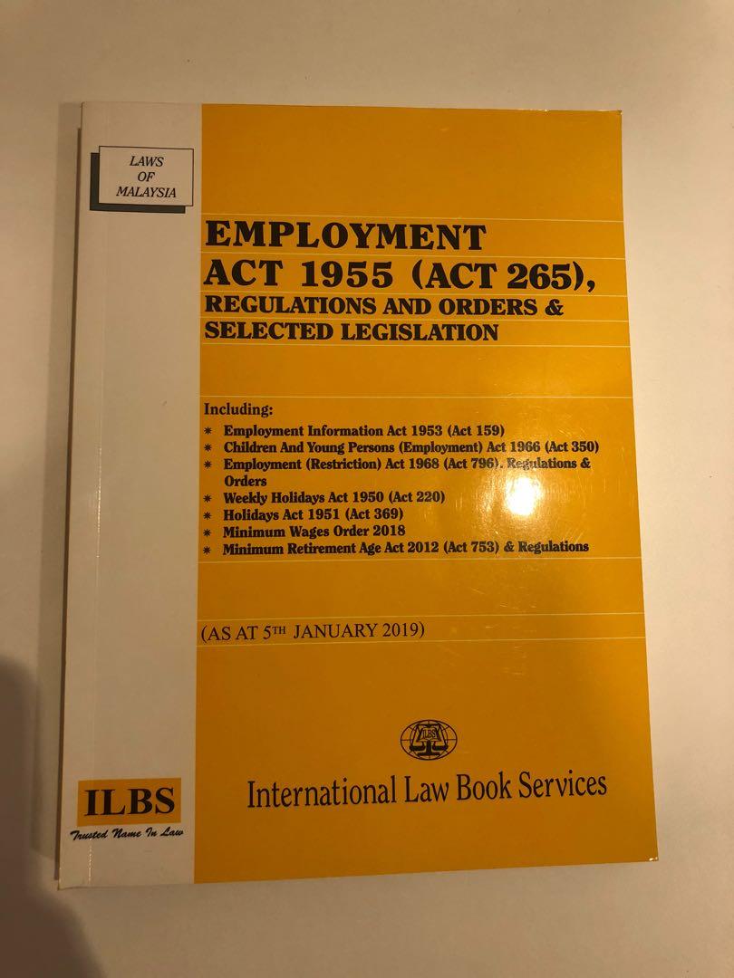Employment Law Act Textbooks On Carousell