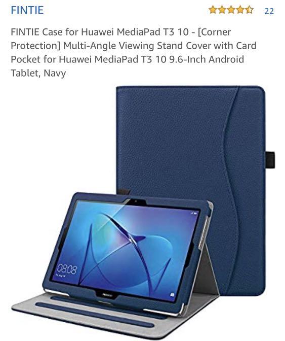 Fintie Case For Huawei Mediapad T3 10 Mobile Phones Tablets Mobile Tablet Accessories Cases Sleeves On Carousell