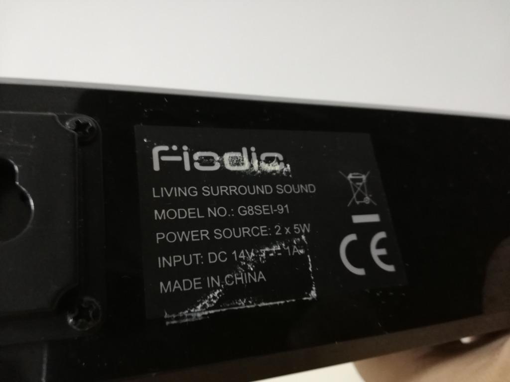 Fiodio Sound Bar Bluetooth Speaker