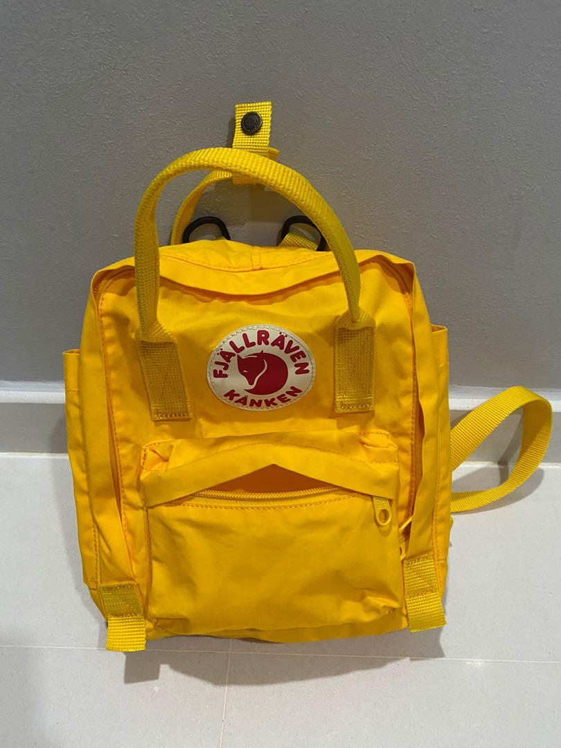 mini yellow kanken