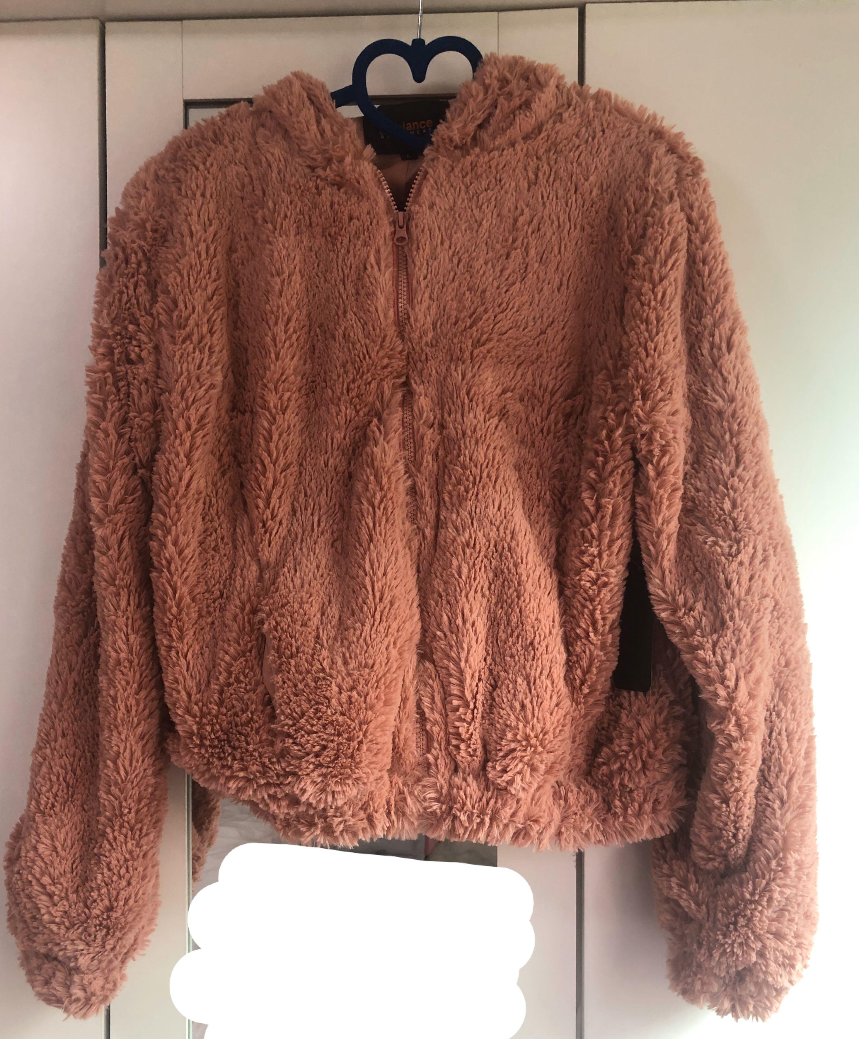 faux fur cardigan forever 21