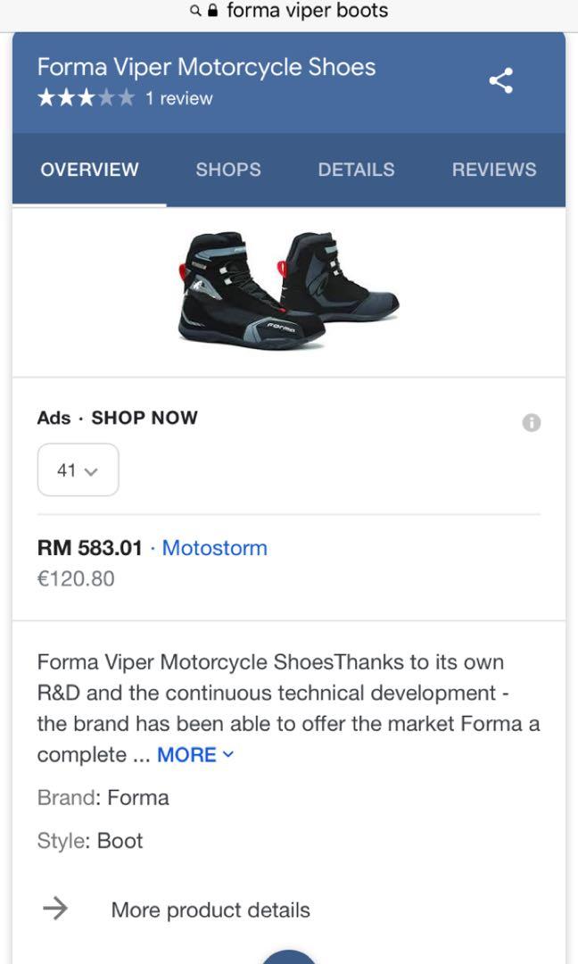 Viper motorcycle boots new arrivals