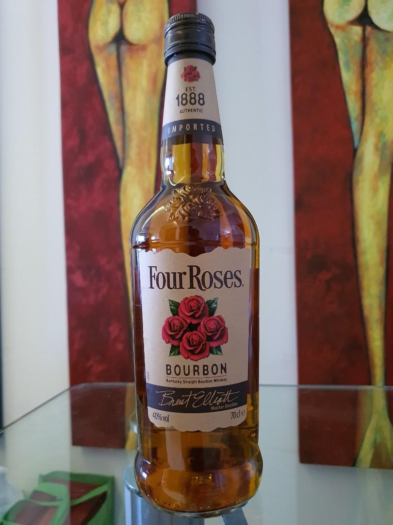 Four Roses Bourbon Whiskey Food Drinks Beverages On Carousell