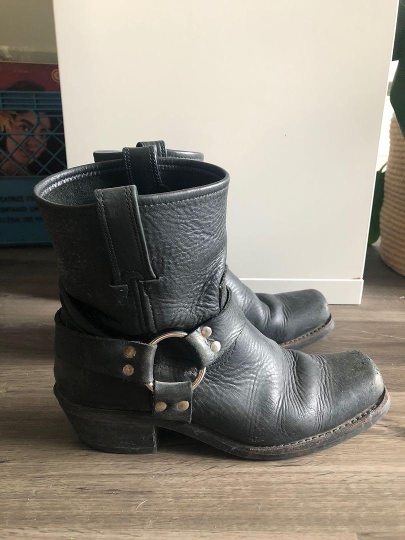 Frye Short Harness Moto Boots