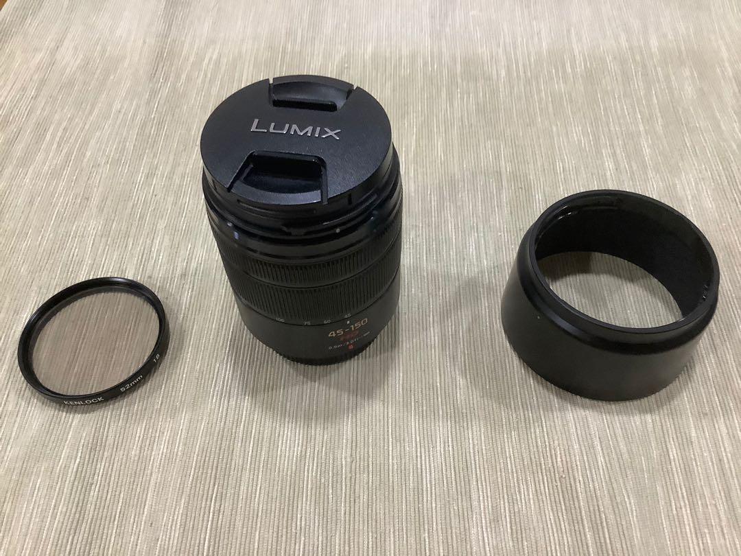 Panasonic Lens Lumix G Vario 45 150mm F4 0 5 6 Mega Ois Photography Lenses On Carousell