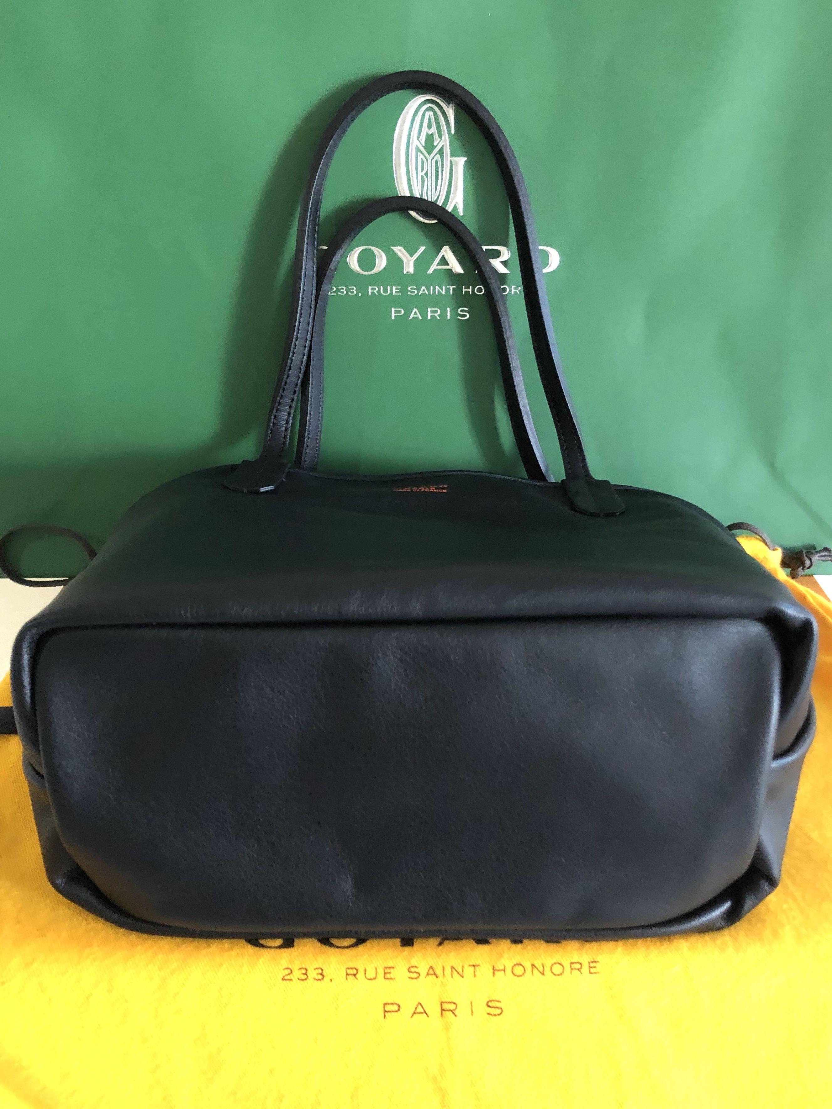 Goyard Anjou Mini Black Tan, Luxury, Bags & Wallets on Carousell