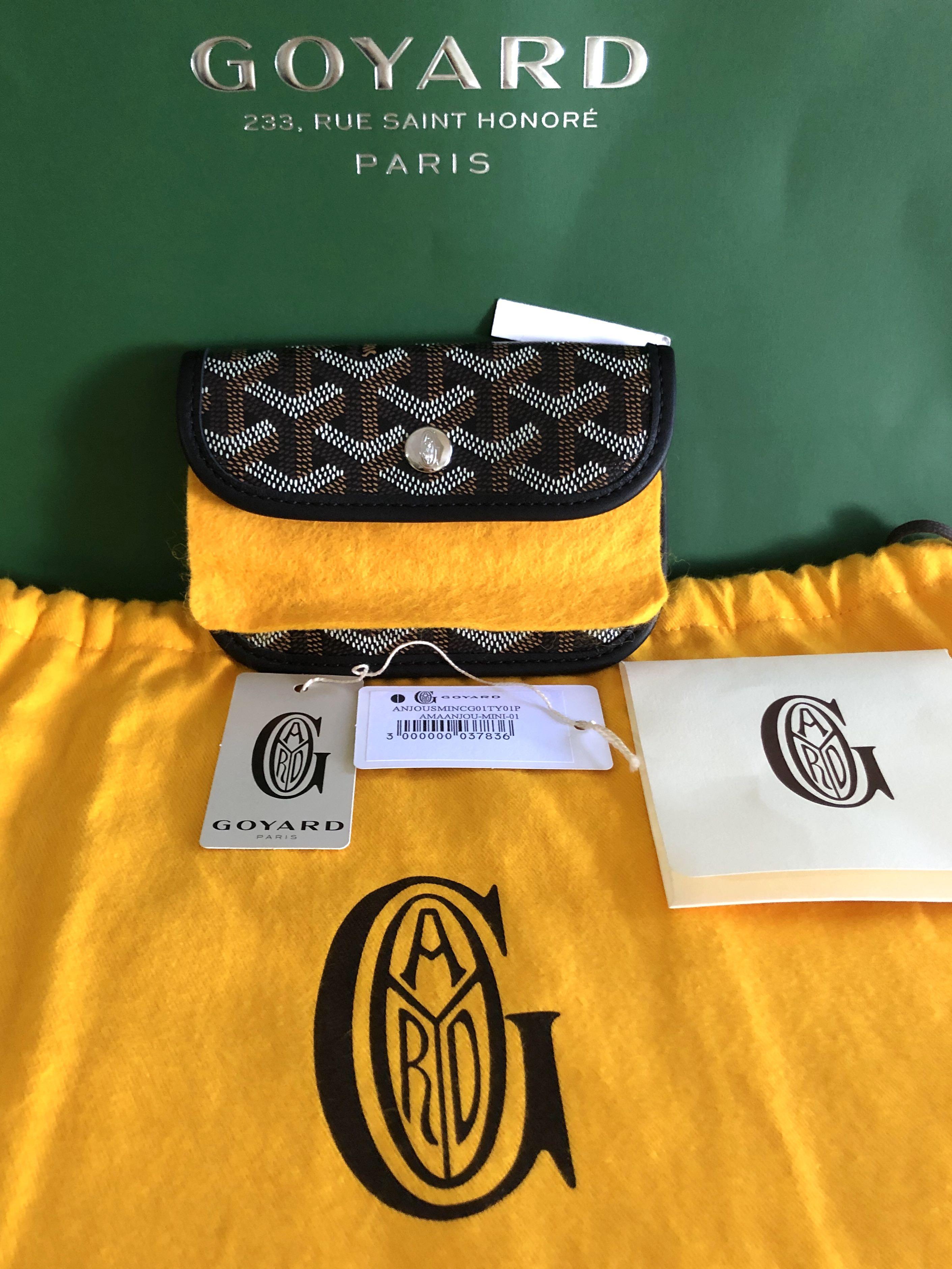 Goyard Anjou Mini Black in Mint Condition!