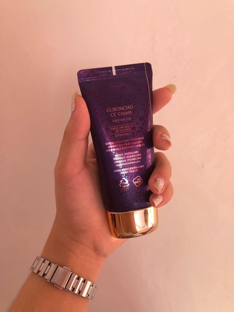 Guboncho CC Cream (Category: Face Care) located in Cavite. Submitted by huggiebaby (Listing ID 1009805994, Image 3). Description: rfs: extra - bought in korea - expiration date is 2021.
