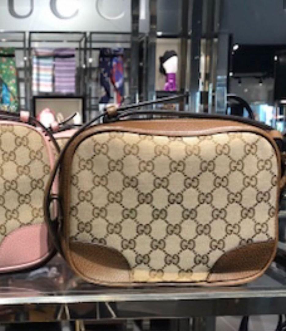Gucci canvas camera bag 2025