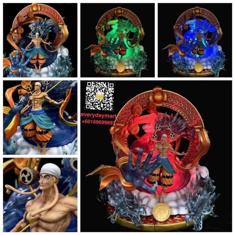 High Quality One Piece Enel God Of Skypiea Superb Big Eneru Ener Sky Island Saga Illuminated Gl Statues Action Figure 海贼王 高品质黑珍珠巨无霸 艾尼路 雷神可发光gk雕像模型 Toys Games Bricks Figurines On Carousell