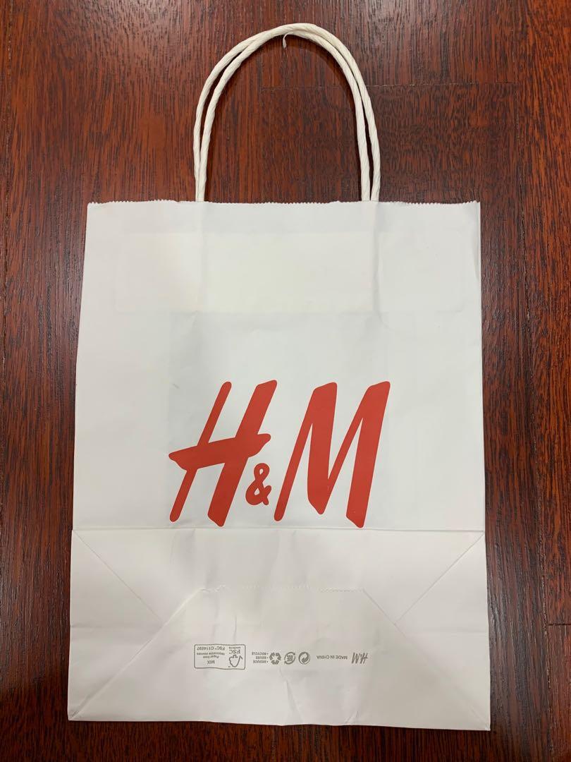 H M paper bag Women s Fashion Bags Wallets Cross body Bags on