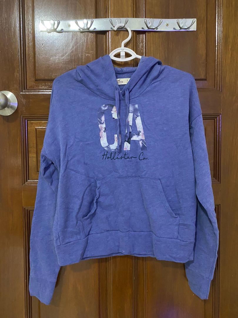 purple hollister hoodie