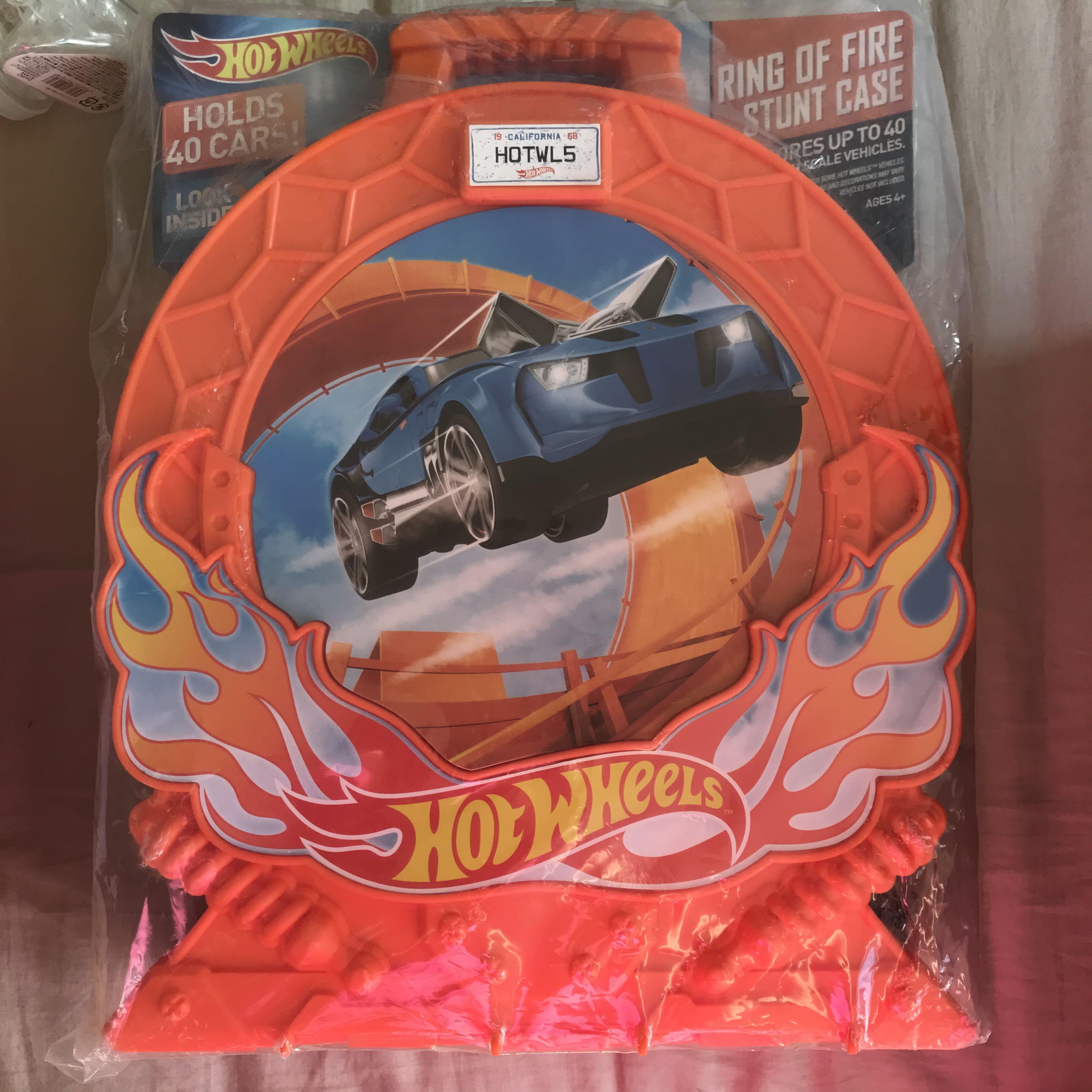 Hot Wheels Ring of Fire Stunt Case Hobbies Toys Toys Games