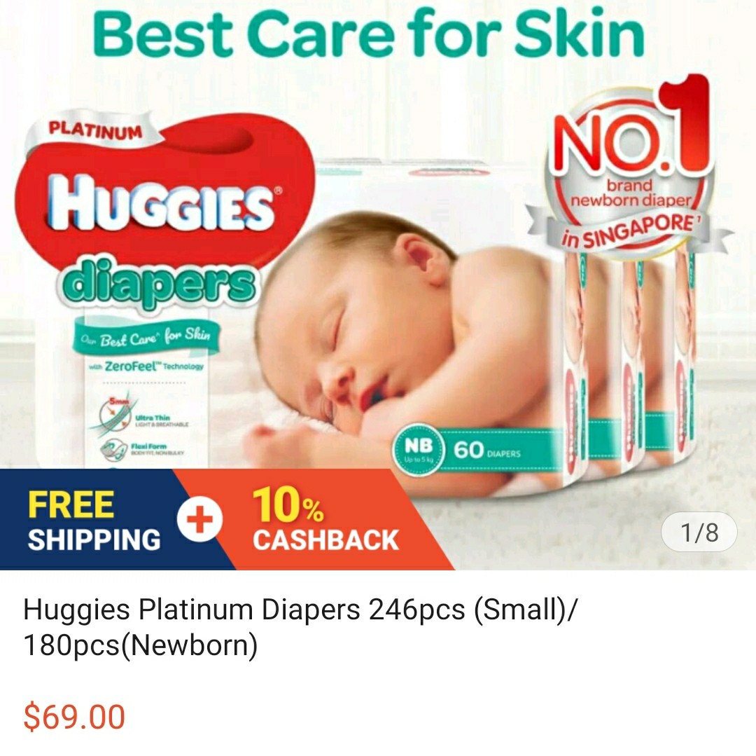 Huggies diapers for newborns, Babies & Kids, Bathing & Changing